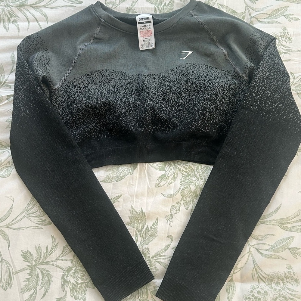 Gymshark Women's Black Crop Top